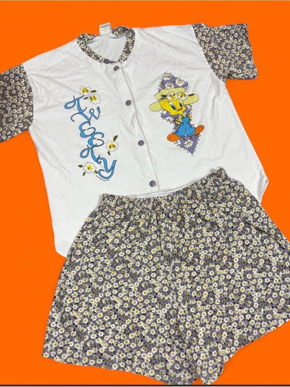 Vintage 90s pajamas set